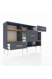 Arges Konsol 4 Raflı 3 Çekmeceli 132x30x83 - S144M001V11A