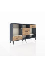 Arges Konsol 4 Raflı 3 Çekmeceli 132x30x83 - S144M001V15A