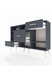 Arges Konsol 4 Raflı 3 Çekmeceli 132x30x83 - S144M001V17A