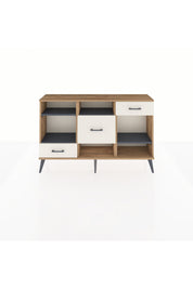 Arges Konsol 4 Raflı 3 Çekmeceli 132x30x83 - S144M001V25A