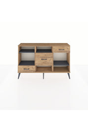 Arges Konsol 4 Raflı 3 Çekmeceli 132x30x83 - S144M001V27A