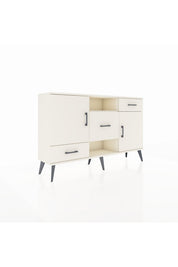 Arges Konsol 4 Raflı 3 Çekmeceli 2 Kapaklı 132x30x83 - S144M002V04A