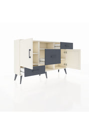 Arges Konsol 4 Raflı 3 Çekmeceli 2 Kapaklı 132x30x83 - S144M002V05A
