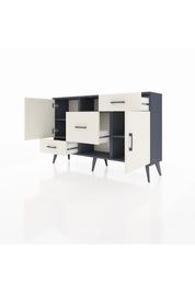 Arges Konsol 4 Raflı 3 Çekmeceli 2 Kapaklı 132x30x83 - S144M002V13A