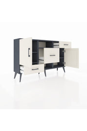 Arges Konsol 4 Raflı 3 Çekmeceli 2 Kapaklı 132x30x83 - S144M002V13A