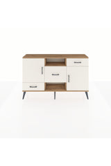 Arges Konsol 4 Raflı 3 Çekmeceli 2 Kapaklı 132x30x83