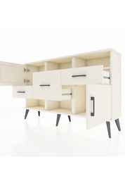 Arges Konsol 3 Raflı 3 Çekmeceli 2 Kapaklı 132x30x83 - S144M003V04A