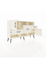 Arges Konsol 3 Raflı 3 Çekmeceli 2 Kapaklı 132x30x83 - S144M003V04A
