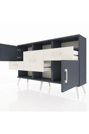 Arges Konsol 3 Raflı 3 Çekmeceli 2 Kapaklı 132x30x83 - S144M003V16A