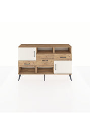 Arges Konsol 3 Raflı 3 Çekmeceli 2 Kapaklı 132x30x83 - S144M003V24A