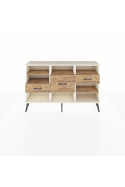 Arges Konsol 5 Raflı 3 Çekmeceli 132x30x83 - S144M004V03A
