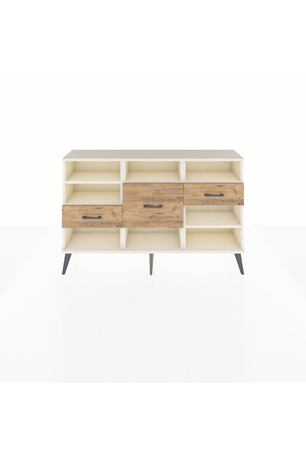 Arges Konsol 5 Raflı 3 Çekmeceli 132x30x83 - S144M004V06A