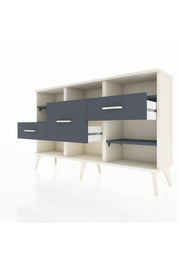 Arges Konsol 5 Raflı 3 Çekmeceli 132x30x83 - S144M004V08A
