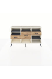 Arges Konsol 5 Raflı 3 Çekmeceli 132x30x83 - S144M004V09A