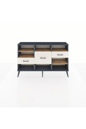 Arges Konsol 5 Raflı 3 Çekmeceli 132x30x83 - S144M004V10A