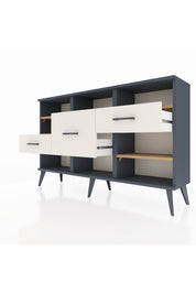 Arges Konsol 5 Raflı 3 Çekmeceli 132x30x83 - S144M004V10A