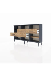 Arges Konsol 5 Raflı 3 Çekmeceli 132x30x83 - S144M004V12A