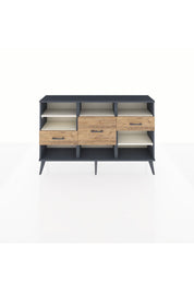 Arges Konsol 5 Raflı 3 Çekmeceli 132x30x83 - S144M004V15A