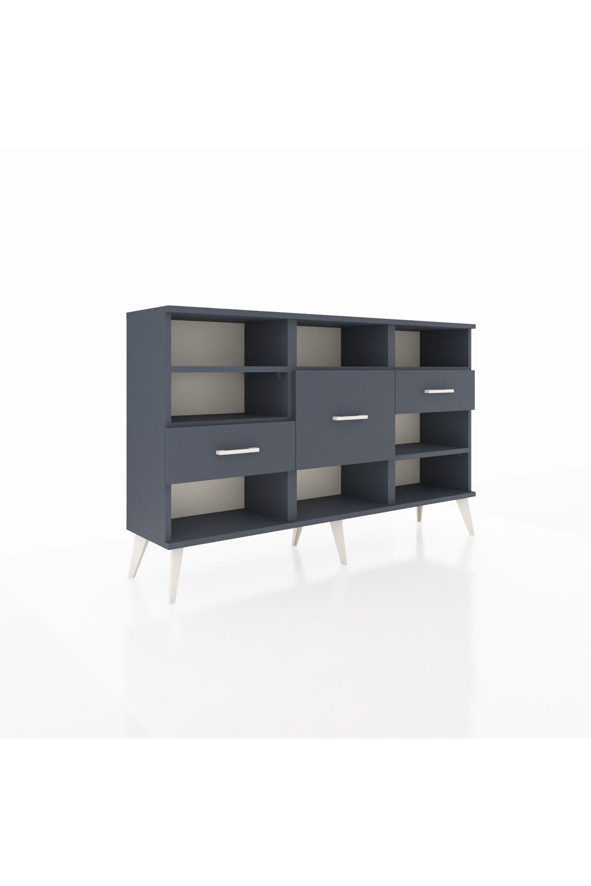 Arges Konsol 5 Raflı 3 Çekmeceli 132x30x83 - S144M004V17A