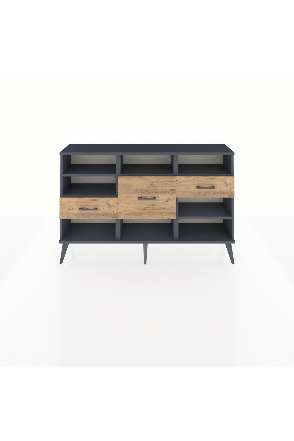 Arges Konsol 5 Raflı 3 Çekmeceli 132x30x83 - S144M004V18A
