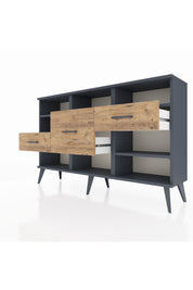 Arges Konsol 5 Raflı 3 Çekmeceli 132x30x83 - S144M004V18A