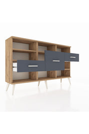 Arges Konsol 5 Raflı 3 Çekmeceli 132x30x83 - S144M004V20A
