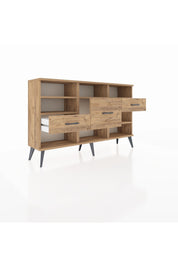 Arges Konsol 5 Raflı 3 Çekmeceli 132x30x83 - S144M004V21A