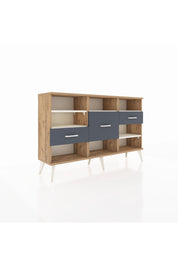 Arges Konsol 5 Raflı 3 Çekmeceli 132x30x83 - S144M004V23A
