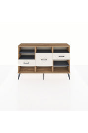 Arges Konsol 5 Raflı 3 Çekmeceli 132x30x83 - S144M004V25A