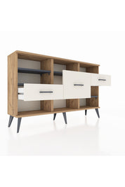Arges Konsol 5 Raflı 3 Çekmeceli 132x30x83 - S144M004V25A