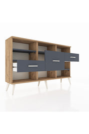 Arges Konsol 5 Raflı 3 Çekmeceli 132x30x83 - S144M004V26A