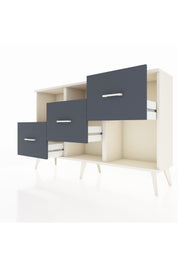 Arges Konsol 2 Raflı 3 Çekmeceli 132x30x83 - S144M005V02A