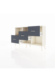 Arges Konsol 2 Raflı 3 Çekmeceli 132x30x83 - S144M005V02A