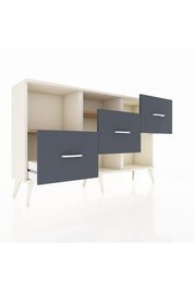 Arges Konsol 2 Raflı 3 Çekmeceli 132x30x83 - S144M005V02A