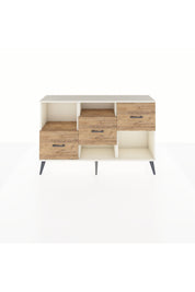 Arges Konsol 2 Raflı 3 Çekmeceli 132x30x83 - S144M005V03A