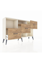 Arges Konsol 2 Raflı 3 Çekmeceli 132x30x83 - S144M005V03A