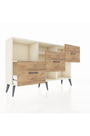 Arges Konsol 2 Raflı 3 Çekmeceli 132x30x83 - S144M005V06A
