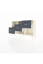 Arges Konsol 2 Raflı 3 Çekmeceli 132x30x83 - S144M005V08A