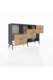 Arges Konsol 2 Raflı 3 Çekmeceli 132x30x83 - S144M005V12A