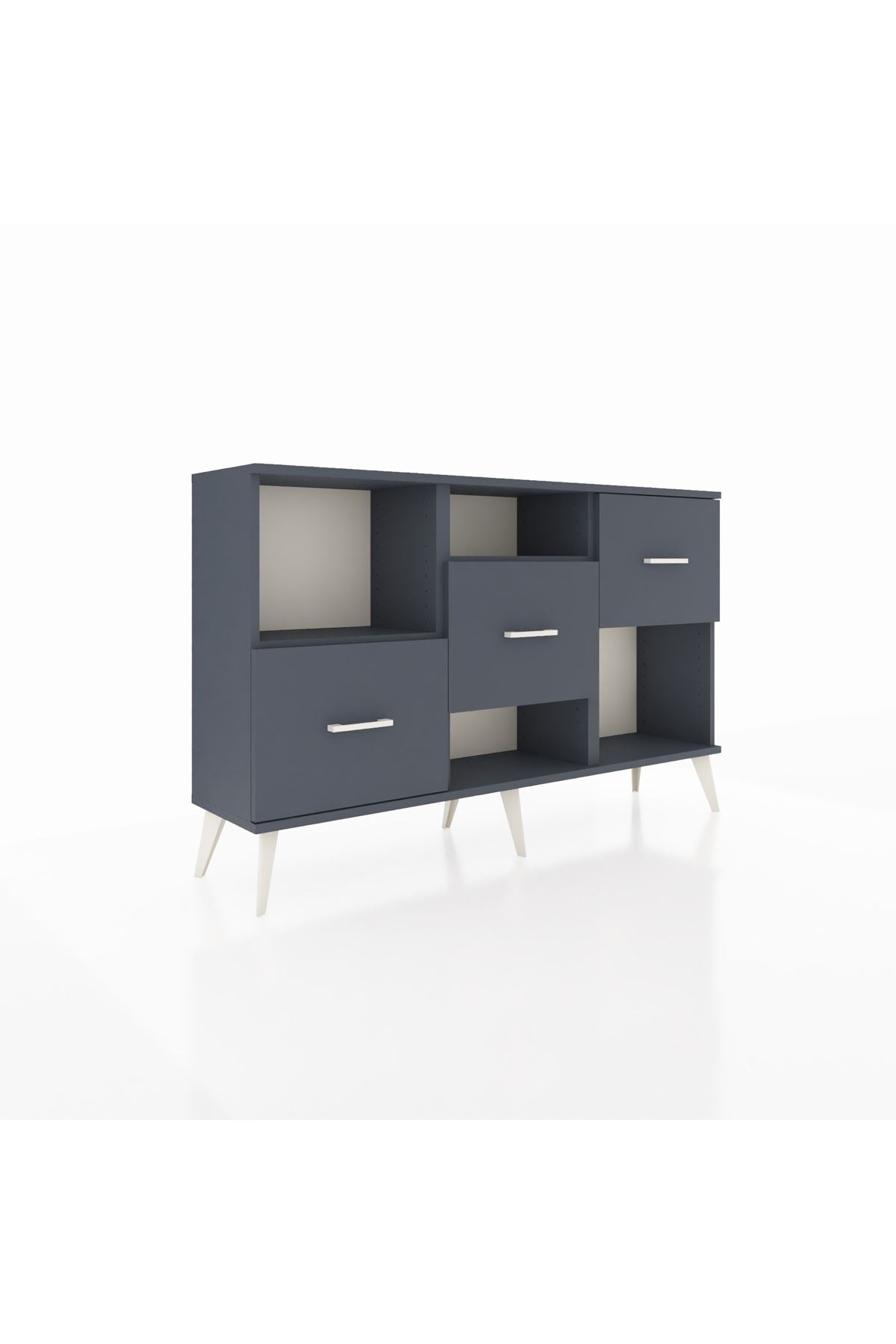 Arges Konsol 2 Raflı 3 Çekmeceli 132x30x83 - S144M005V17A