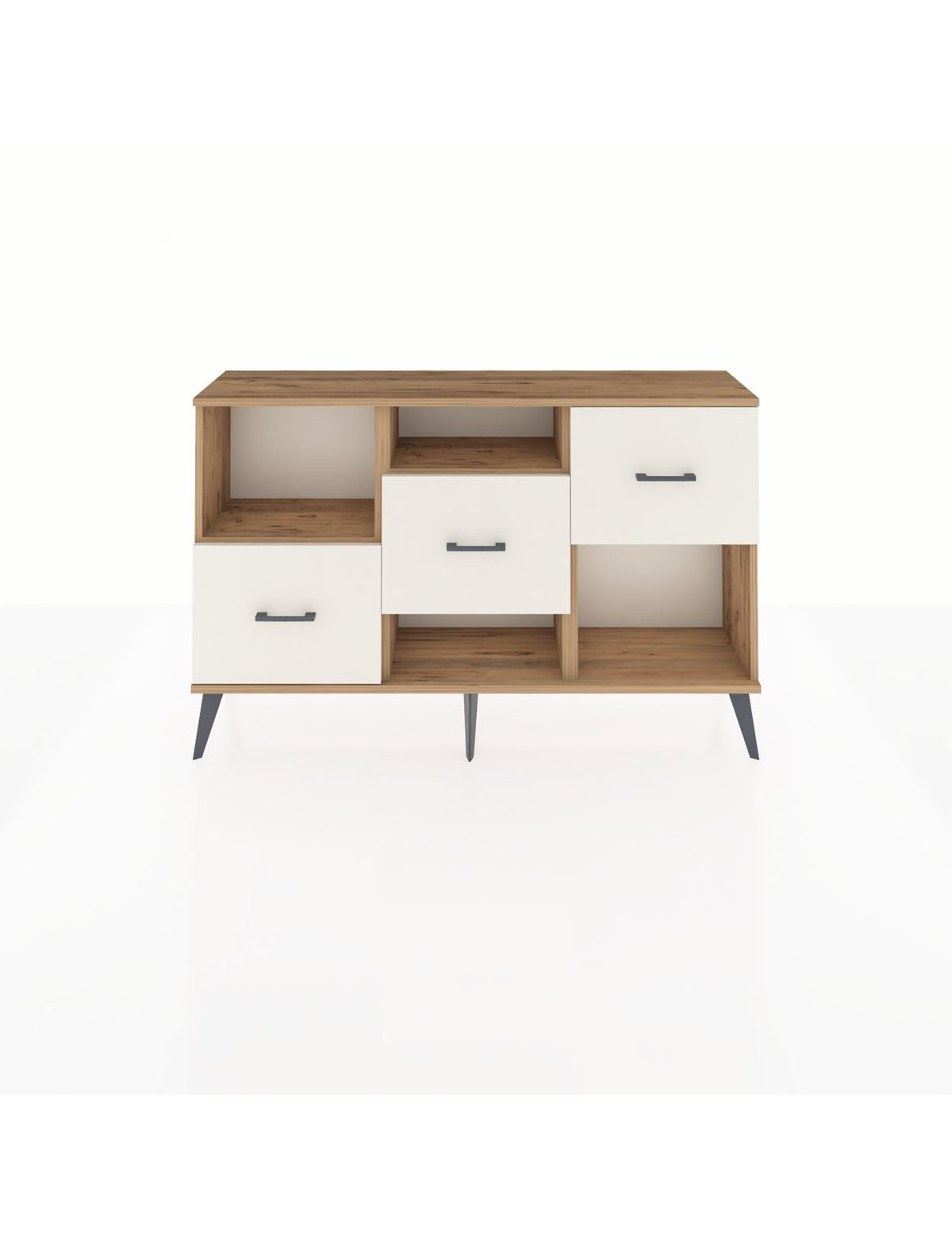 Arges Konsol 2 Raflı 3 Çekmeceli 132x30x83 - S144M005V19A