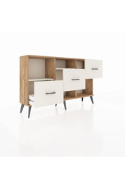 Arges Konsol 2 Raflı 3 Çekmeceli 132x30x83 - S144M005V22A
