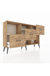 Arges Konsol 2 Raflı 3 Çekmeceli 132x30x83 - S144M005V24A