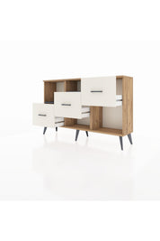 Arges Konsol 2 Raflı 3 Çekmeceli 132x30x83 - S144M005V25A