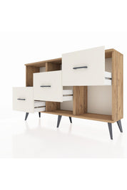 Arges Konsol 2 Raflı 3 Çekmeceli 132x30x83 - S144M005V25A