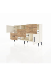 Arges Konsol 2 Raflı 3 Çekmeceli 2 Kapaklı 132x30x83 - S144M006V06A
