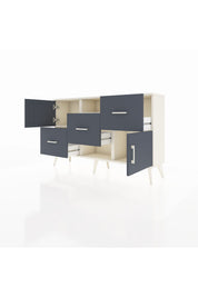 Arges Konsol 2 Raflı 3 Çekmeceli 2 Kapaklı 132x30x83 - S144M006V08A