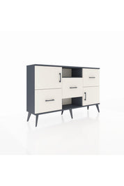 Arges Konsol 2 Raflı 3 Çekmeceli 2 Kapaklı 132x30x83 - S144M006V13A