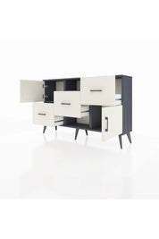 Arges Konsol 2 Raflı 3 Çekmeceli 2 Kapaklı 132x30x83 - S144M006V13A