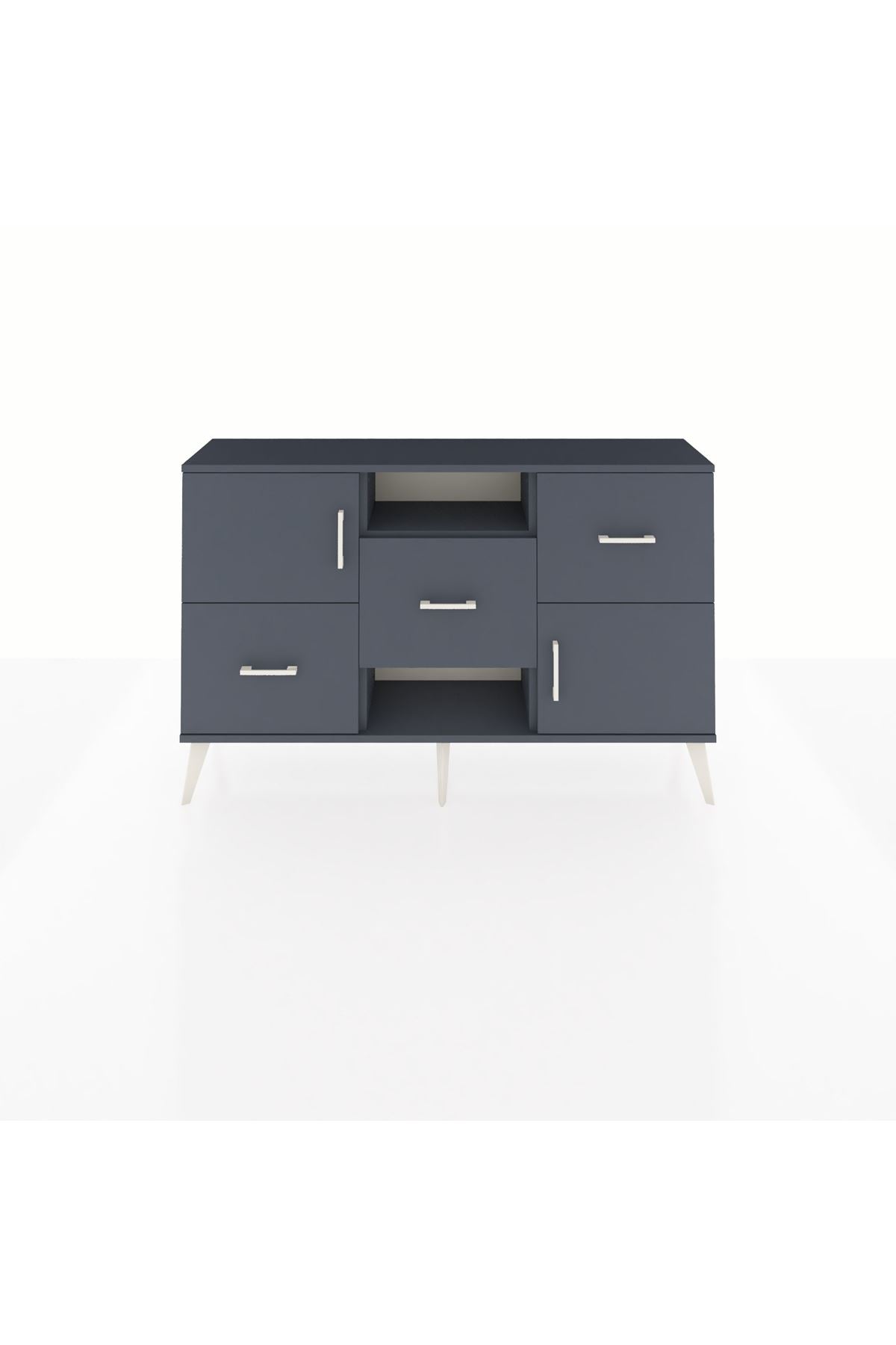 Arges Konsol 2 Raflı 3 Çekmeceli 2 Kapaklı 132x30x83 - S144M006V17A